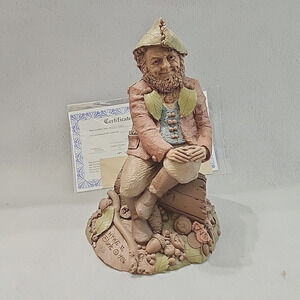 Tom Clark Gnome HYKE II 1985 Cairn Studios Hand Signed COA Hiker Storyteller